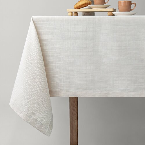 Resim Linens Lundy 150x250 cm Masa Örtüsü Bej