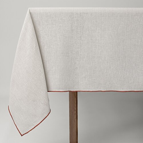 Resim Linens Fannie 150x250 cm Masa Örtüsü Natural