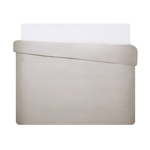 Resim Linens Mix&Match Pamuk Saten Süperking Size Nevresim Kılıfı Taş