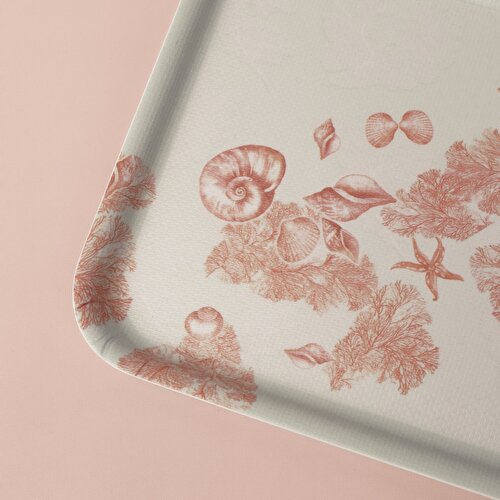 Resim Linens Shell 20x28,5 cm Tepsi