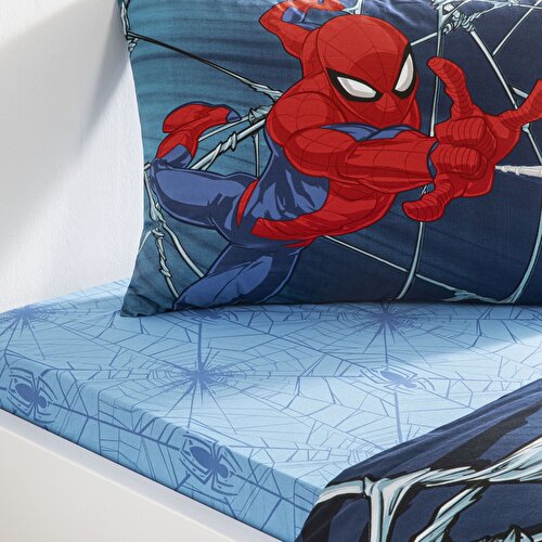 Resim Taç Lisanslı Spiderman Rise Tek Kişilik Pamuk Nevresim Takımı