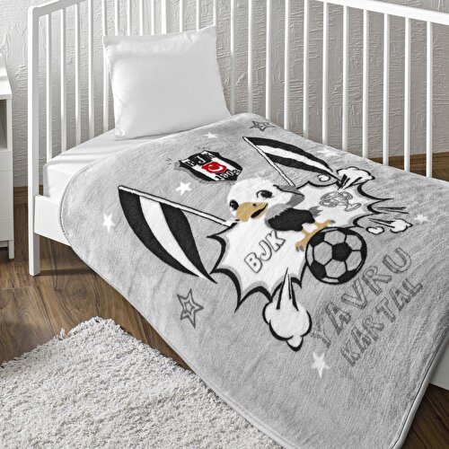 Resim Lisanslı Beşiktaş Klasik Baby Bebek Battaniye