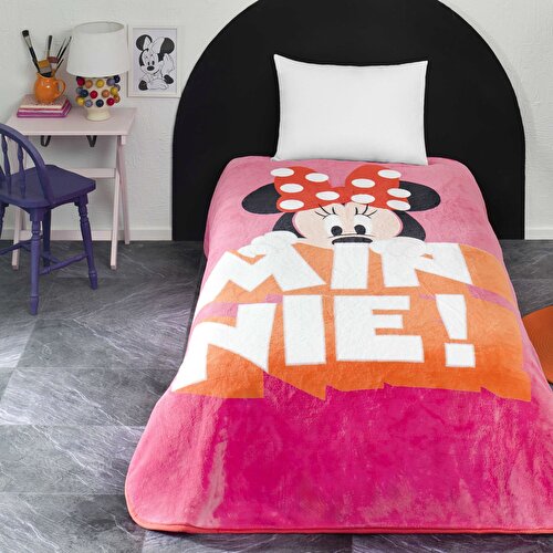 Resim Detayları Göster Lisanslı Disney Minnie Mouse Classic Tek Kişilik Battaniye