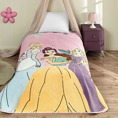 Resim Detayları Göster Lisanslı Disney Princesses Fun and Bold Tek Kişilik Battaniye