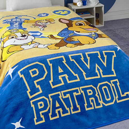 Resim Lisanslı Paw Patrol Unıted Tek Kişilik Battaniye
