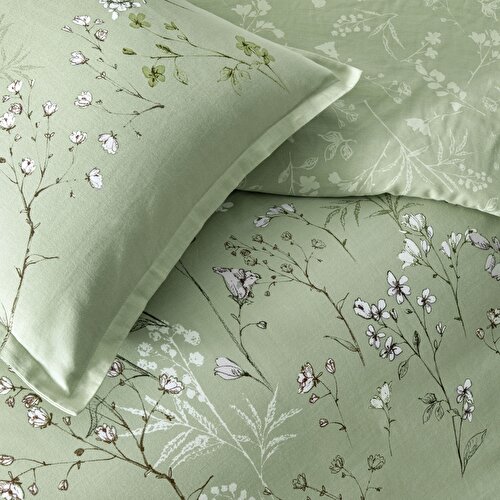 Resim Linens Sc Allday Henley Nevresim Takımı Çift Kişilik Yeşil