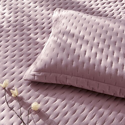 Resim Linens Gardenia Çift Kişilik Yatak Örtüsü Seti Gül Kurusu