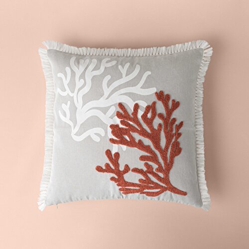 Resim Detayları Göster Linens Coral Kırlent Kılıfı 45x45 cm