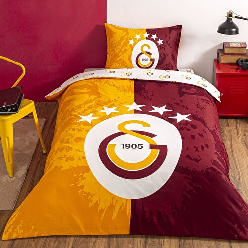 Resim Lisanslı 5.Yıldız Galatasaray Nevresim Takımı Tek Kişilik