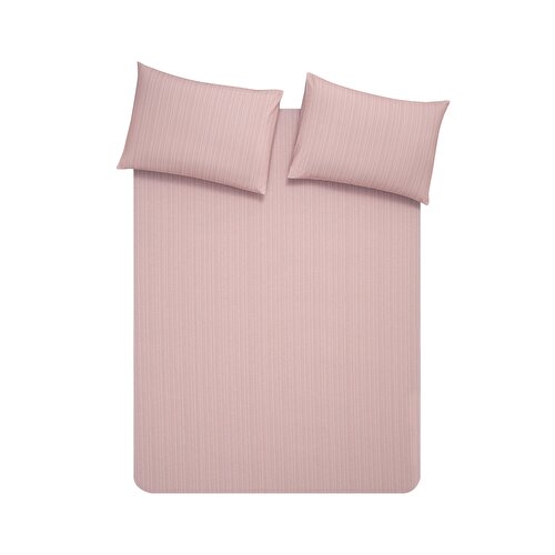 Resim Taç Butik Soleıl Pamuk Yastık Kılıfı Pudra