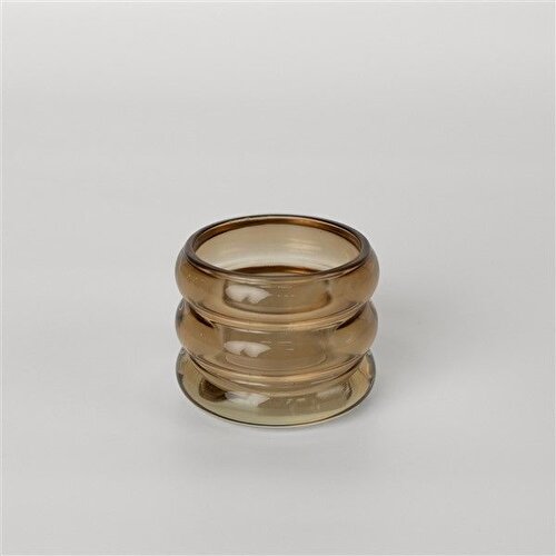 Resim Linens Acton 8x8x6,5 cm Mumluk Amber