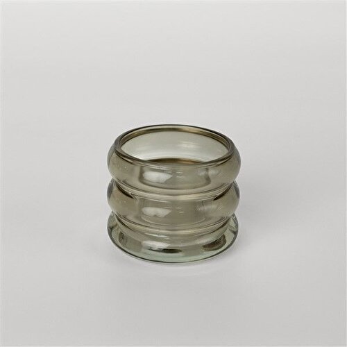 Resim Linens Acton 8x8x6,5 cm Mumluk Füme