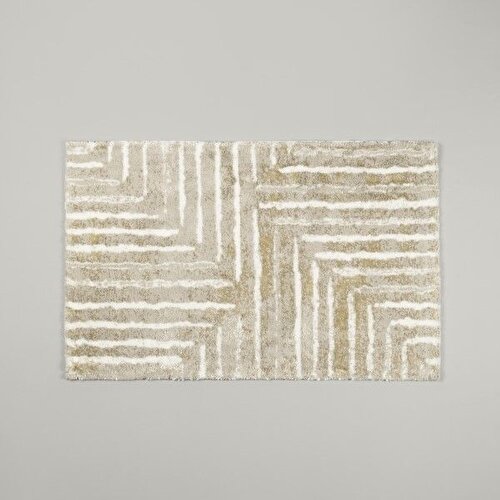 Resim Linens Stria 60x100 cm Banyo Paspası Latte