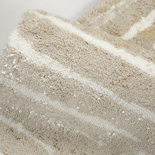 Resim Linens Stria 60x100 cm Banyo Paspası Latte