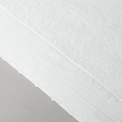 Resim Linens İvory Pamuk Havlu 50X85 cm Beyaz