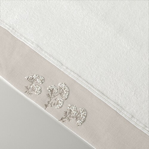 Resim Linens Nora Bambu Yüz Havlusu 50X85 Cm Ekru