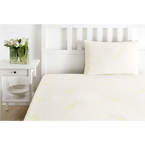 Resim Linens Luxury Bambu Sıvı Geçirmez Extra King Size Yatak Alezi