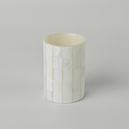 Resim Linens Glow 7x7x9,6 cm Diş Fırçalık