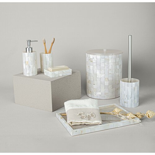 Resim Linens Glow 9,5x9,5x12,5 cm Tuvalet Fırçası