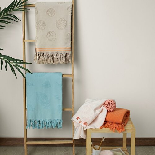 Resim Linens Coral Plaj Havlusu 90X170 cm Somon