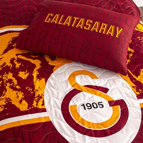 Resim Lisanslı Gs Şanslı Aslan Yatak Örtüsü Tek Kişilik