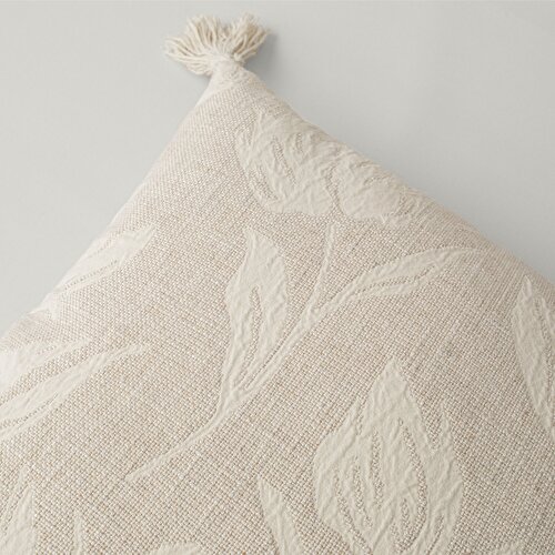 Resim Linens Aleza 43x43 cm Kırlent Kılıfı Natural