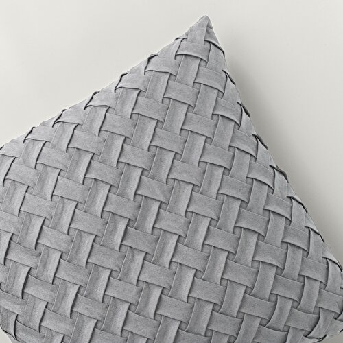 Resim Linens Arvis 43x43 cm Kırlent Kılıfı Antrasit