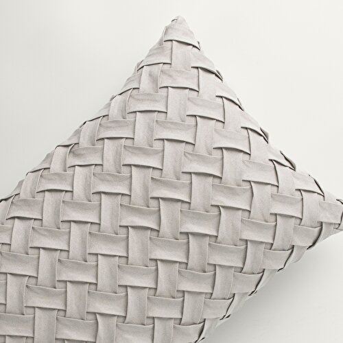 Resim Linens Arvis 30x50 cm Kırlent Kılıfı Gri