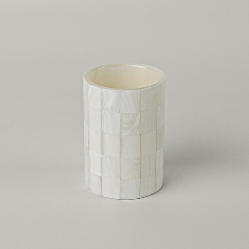 Resim Linens Glow 7x7x9,6 cm Diş Fırçalık