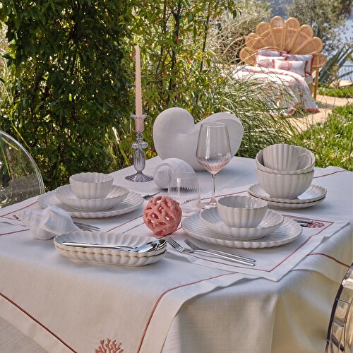 Resim Linens Ecow Şamdan 9x9x19 cm Gri