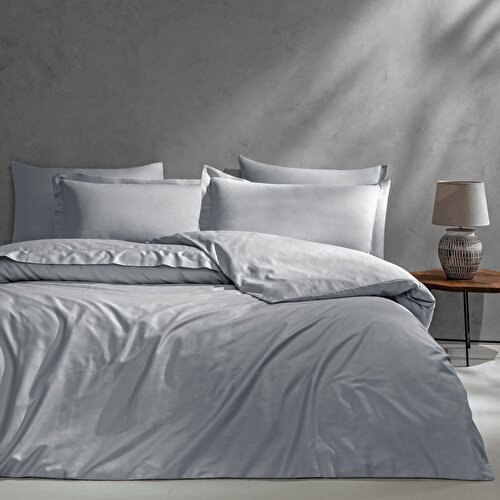 Detayları Göster Linens Mix&Match Pamuk Saten 2'li Volanlı Yastık Kılıfı Seti Gri Resim Linens Mix&Match Pamuk Saten 2'li Volanlı Yastık Kılıfı Seti Gri