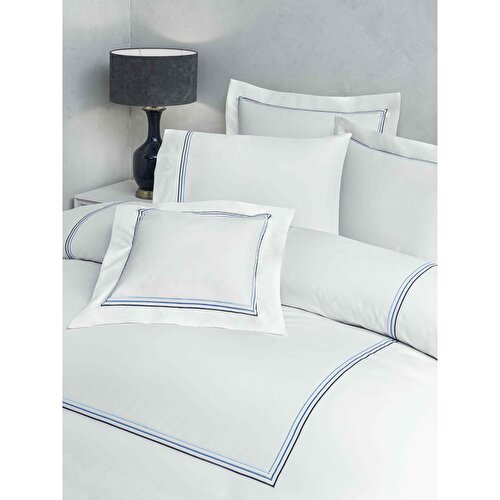 Resim Valeron Trio Saten Superking Nevresim Takımı Lacivert