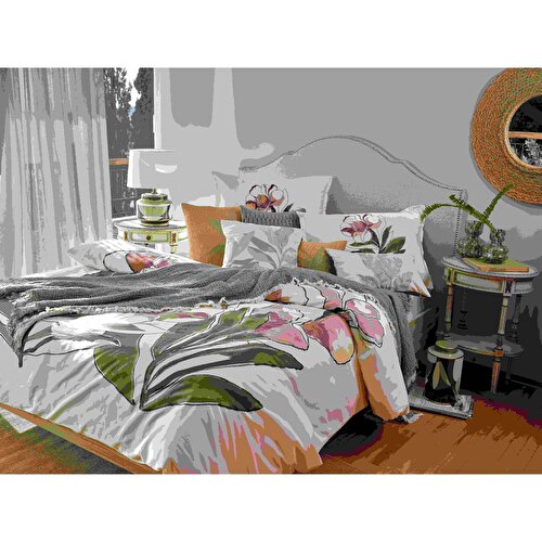 Resim Linens Florian Porselen 34x34x45 cm Abajur