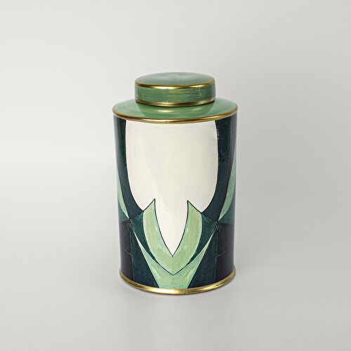 Resim Linens Florian Porselen 17x17x28 cm Küp