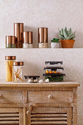 Resim Pierre Cardin Gusto Copper Cam 20cm 2'li Kavanoz Seti