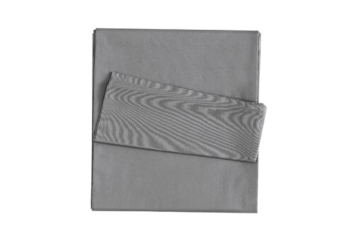 Resim Linens Mix&Match Pamuk Tek Kişilik Saten Çarşaf Vizon