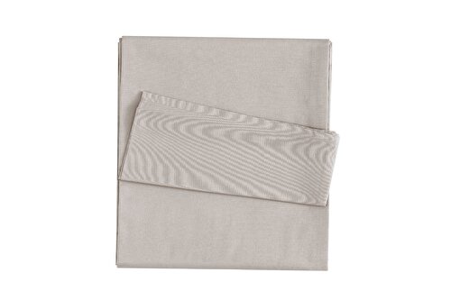 Resim Linens Mix&Match Pamuk Saten Çift Kişilik Çarşaf Taş