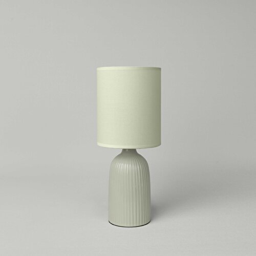 Resim Linens Tilla Seramik 36x15 cm Abajur Yeşil