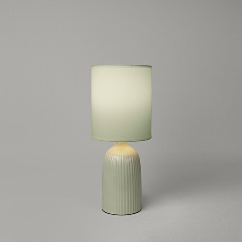 Resim Linens Tilla Seramik 36x15 cm Abajur Yeşil