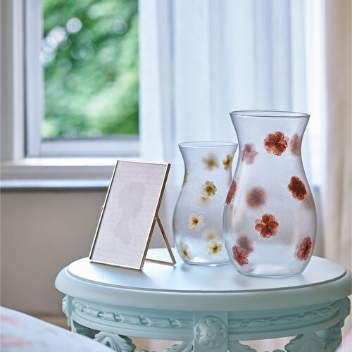 Resim Linens Brise 12x12x20 cm Vazo Gül Kurusu