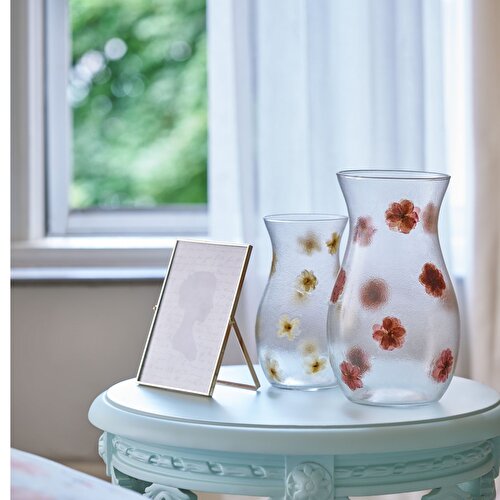 Resim Linens Brise 12x12x20 cm Vazo Sarı