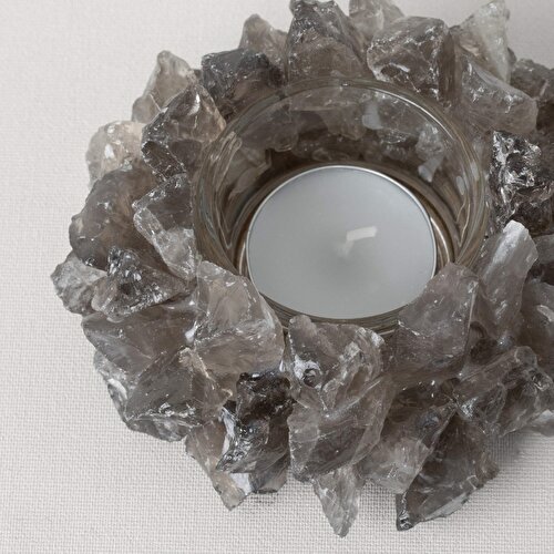 Resim Linens Saut 10x10x5 cm Mumluk Mor