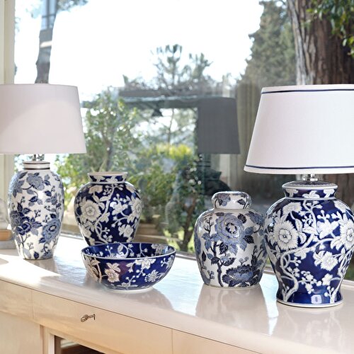 Resim Linens Adore Porselen 23x23x28 cm Vazo