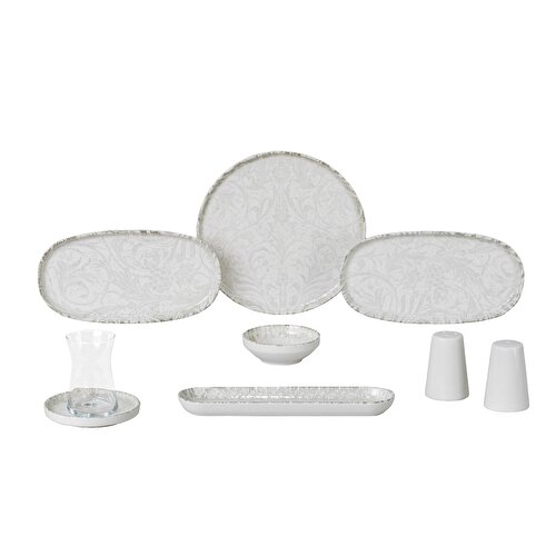 Resim Pierre Cardin Ethnic Light 28 Parça Kahvaltı Takımı