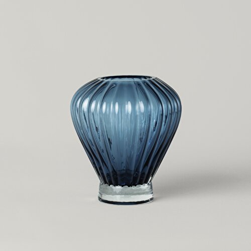 Resim Linens Cielo 17x17x18 cm Vazo Mavi