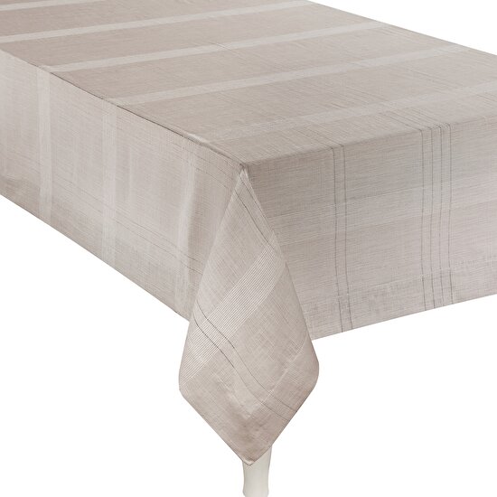 Linens Basic 160x260 cm Masa Örtüsü Bej