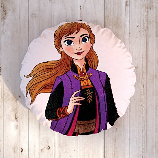 Disney Frozen 2 Elsa Anna Pamuk Lisanslı Kırlent
