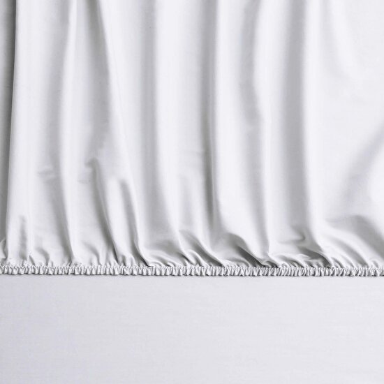 Linens Mix&Match Pamuk Saten King Size Lastikli Çarşaf Ekru