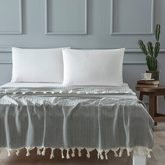 Linens Medley Tek Kişilik Pike Gri