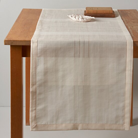Linens Basic 50x168 cm Runner Krem